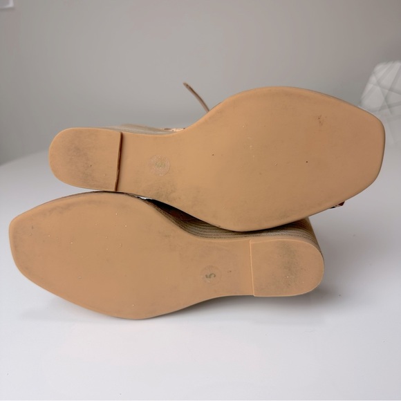 Jeffrey Campbell Laser Cut Rodillo Hi Wedge Lace Up Tan Gladiator Sandal Size 5 - Picture 11 of 11